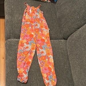 Floral Jumpsuit in Vibrant Colors by Posh Peanut